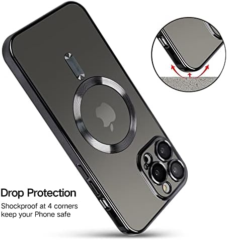 OOK Esetben a Kamera Lencséjét Védő (Kompatibilis a MagSafe) Anti-Semmiből Ütésálló Védő Vékony Galván iPhone 14 Pro Max