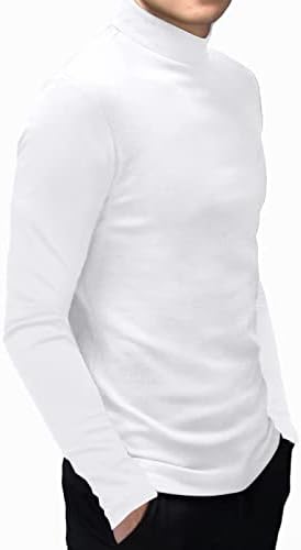 Férfi Alkalmi Rövid/Hosszú Ujjú pulcsit Vékony Pulóver, T-Shirt Alsóing Hőmérsékleti Maximum