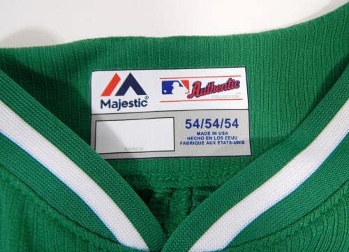Detroit Tigers Üres Játék Kiadott Zöld Jersey-i Szent Patrik Nap 54 968 - Játék Használt MLB Mezek