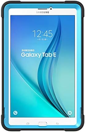 Samsung Galaxy Tab E 9.6 az Esetben, Sanhezhong Három Réteg Hibrid Masszív, nagy teherbírású Ütésálló Anti-Slip Esetben a