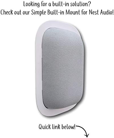 Mount Dzsinn Megfizethető Essentials Fali Fogas Állvány Fészek Audio (Fehér, 2-Pack): Csavart, majd Screwless Opciók Telepítése,