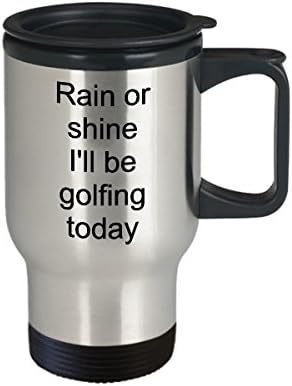 Eső Vagy napsütés Leszek Golf Ma - Last Minute Ajándék Komoly Golfozók - Golf Téma Kávés Bögre