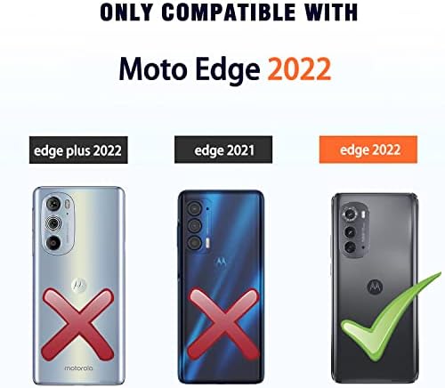 Kompatibilis Motorola Szélén 2022 Esetben Edzett Üveg kijelző Védő fólia [2 Csomag] Heavy Duty Védelem Tartós Sokk Abszorpciós