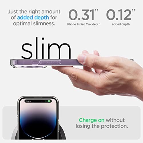 Spigen Ultra Hibrid S [Anti-Sárgás Technológia] Tervezték iPhone 14 Pro Max-Ügyben (2022) - Kristálytiszta