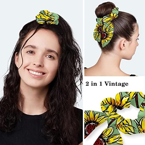 Virág Dolgozó Kap a Gombot Bouffant Turbán, Sapka, Állítható Kalapok Bouffant Haját Borító Hairband