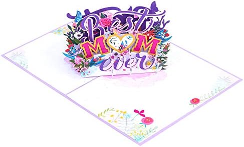 Legjobb Anya a világon Pop Up Kártyák Kártyák anya, Üdvözlőlapok Anyja nap, Kártyák Anya