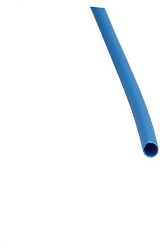 X-mosás ragályos 1M Hosszúságú 1 mm, Belső Átm Poliolefin Szigetelt Hő Zsugorodó Cső, Vezeték, Kék(1M de longitud 1 mm, de