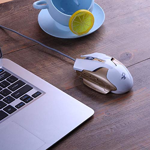 USB Vezetékes Egér, Állítható DPI RGB Háttérvilágítás E-Sport Optikai Gaming Mouse a Pro PC Gamer Egér