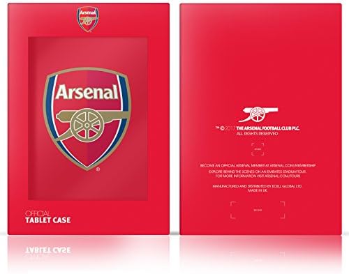 Fejét az Esetben Minták Hivatalosan Engedélyezett Arsenal FC Fade Crest 2 bőrkötésű Könyv Tárca burkolata Kompatibilis Apple