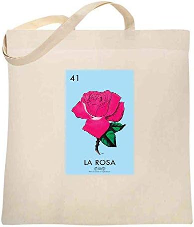 La Rosa Rose Loteria Kártya Mexikói Latin Grafikus Táska Felnőttek