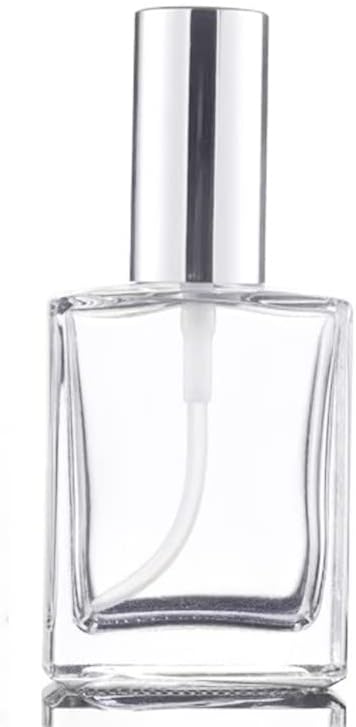 NA 70 csomag 50ml üres képzelet tiszta lapos üveg parfüm finom köd spray üveg üveg parfüm palack kupak