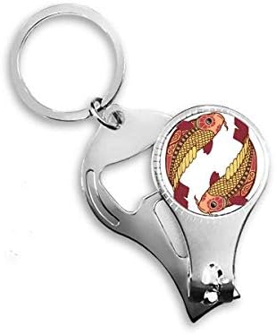 Halak Zodiákus Csillagkép Szimbólum Köröm Zimankó Gyűrű Kulcstartó Sörnyitó Clipper