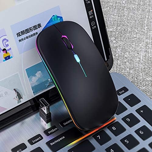 ManFull 2.4 G Wireless Bluetooth LED Egér USB Ergonomikus Gaming Egér Laptop Számítógép RGB Gaming Mouse Arany 2.4 G Világítás