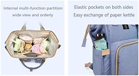 Többfunkciós utazási hátizsák anyukák, pelenkázó táska, terhes nők, újszülöttek essentials Nagy kapacitású hátizsák