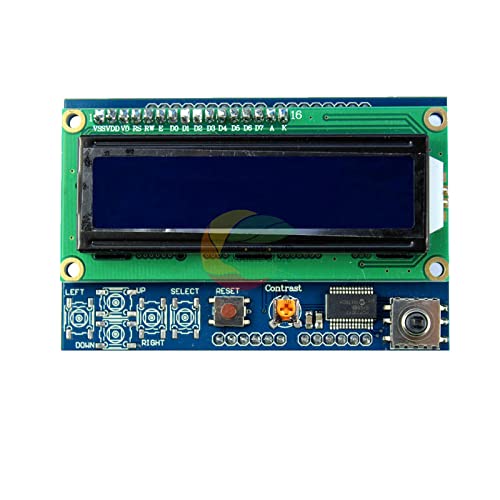 Fényerő Állítható 1602 LCD Shiled IIC I2C MCP23017 5 Billentyűzet Arduino R3 MEGA ötirányú Gomb Megosztás Az I2C Busz