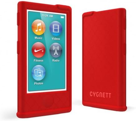 Cygnett CY0929CNSEC Második Bőr Szilikon tok iPod nano 7 (Piros)