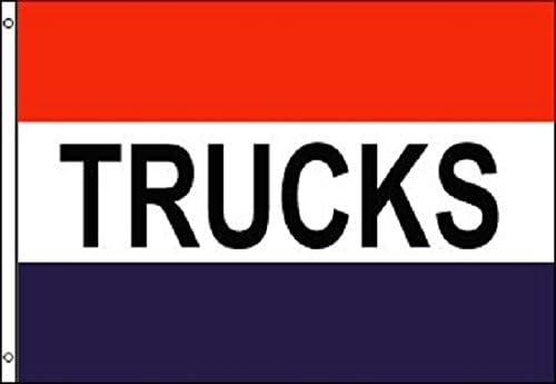 TEHERAUTÓK Zászló Teherautó Kereskedő Kereskedés Reklám Banner Üzleti Zászló Alá 3x5