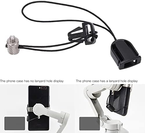 Kézi Gimbal Kötél Csat, Többcélú Telefon tartó Klip Anti Elveszett Kötél Könnyű Anti Csepp OSMO Mobil 3 Gimbal