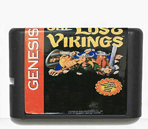 Lksya A Lost Vikings a 16 Bites Sega, MD Játék Kártya Mega Drive Genesis Videó Konzol