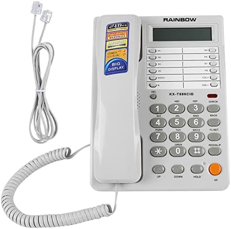 Vezetékes Asztali Telefon, Vezetékes Vezetékes Telefon Vezetékes Otthoni Irodai Vezetékes Telefon, Fali Telefon Támogatja