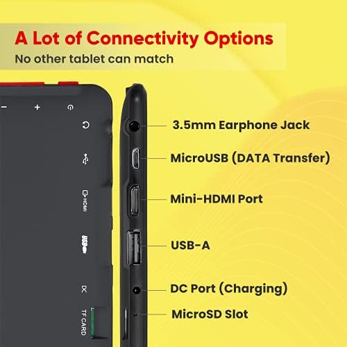 [2 Bónusz Tétel] Simbans TangoTab 11.6 Hüvelykes Tablet Esetében, 4 GB RAM, 64 GB-os Merevlemez, Android 10, Mini-HDMI, Micro-USB,