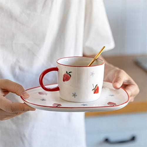 WIONC Japán Stílusú Handgrip Bögrét a Desszert Csészealj Reggeli Tej Csésze Szett Háztartási Teáscsésze Víz Konyhába Inni