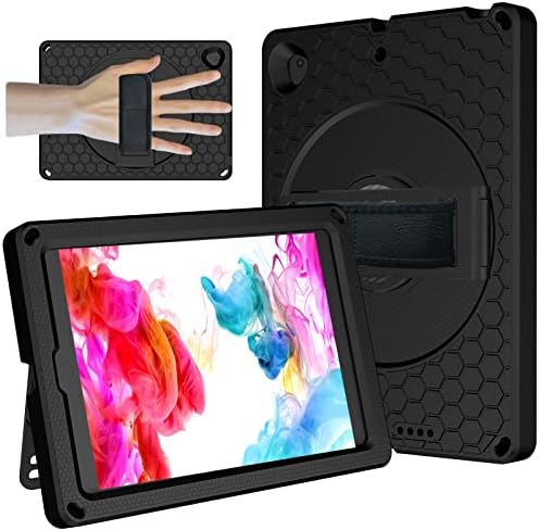 A tabletta Védő Klipek a iPad7/iPad8 /iPad9 10.2/iPad10.5 Tabletta Esetében 360° Forgatható Állvány/csuklópánt,Tartós, Könnyű