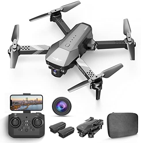 TŰZ BULL Mini Drón a Kamera a Felnőttek a Gyerek,Összecsukható RC Quadcopter KF613 Drón, 1080P HD Kamera Drón a Gyerek Kezdők,360°