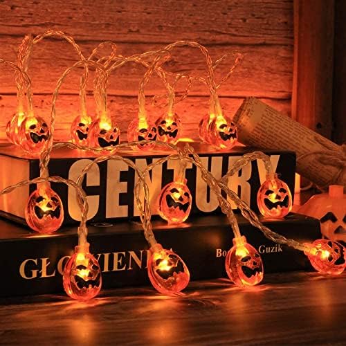 BBD Halloween String Fények, 8.2 FT, 20 LED-es Sütőtök, Fények, Ünnep, Lámpák, Kültéri, illetve Beltéri Dekoráció