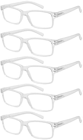 Eyekepper Menteni 10% - os Csomagban 5 Csomag Klasszikus Olvasó Szemüveg a Férfiak, mind a 4 Csomag Két-hang Olvasók +1.50