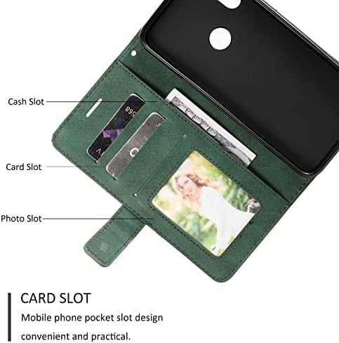 Telefon Védő Flip tok Pénztárca Esetben Kompatibilis Motorola Moto E 2020-Ra az Esetben, PU Bőr Flip Tok tartó-Kártya Birtokosai