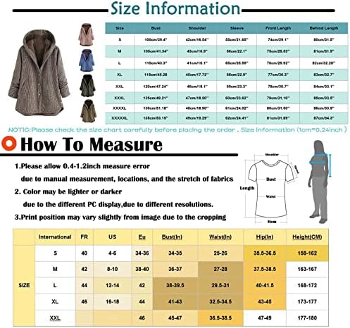 RMXEi Plus Size Téli Meleg Nők Klasszikus Kockás Aszimmetrikus Gombot Kapucnis Outwearcoat