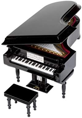 n/a Piano Music Box Modell Szülinapi Ajándékot Barátnője Music Box Mini Szimuláció Zongora Dekoráció Nappali Dekoráció