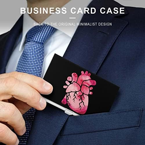 Az emberi Szív Fém Tárca Slim Hitelkártya Birtokos Minimalista Üzleti Kártya Esetében a Férfiak Nők
