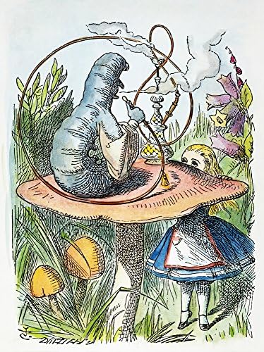 Alice Csodaországban 1865 Nadvice A Hernyó Illusztráció: Sir John Tenniel Az Első Kiadás Lewis CarrollS Alíz Adventures In