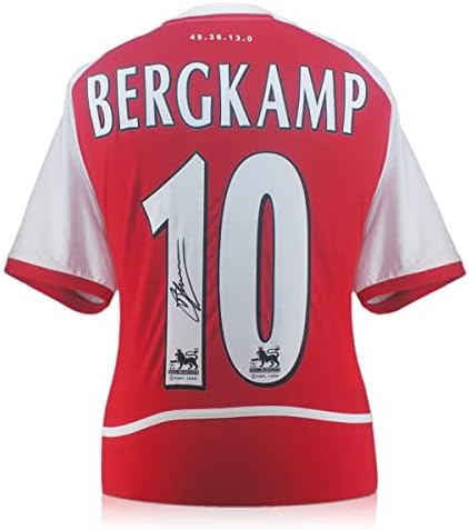 Exkluzív Emlékek Dennis Bergkamp Aláírt Arsenal Örökség Invincibles Focimez