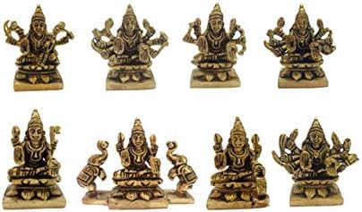 BHARAT HAAT Réz Ashtalakshmi Meghatározott Ashta Laxmi a Diwali Pooja/Puja Mandir Templom, Iroda Dekoráció Marrige Évforduló