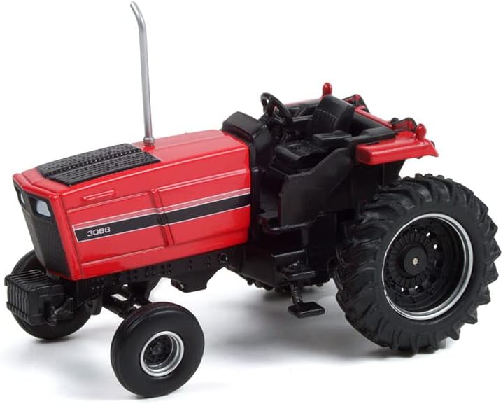 Gyűjtők Greenlight 48060-C Le A Farm Sorozat 6 - 1981 Sor Termés Traktor 4-Kerék hajtás (4WD) - Piros-Fekete 1:64 Skála