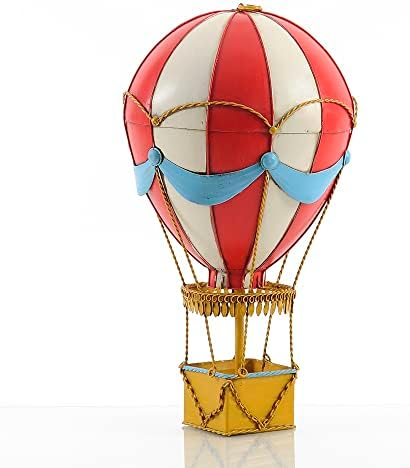 Régi Modern Kézműves Vintage Hőlégballon Dekoráció