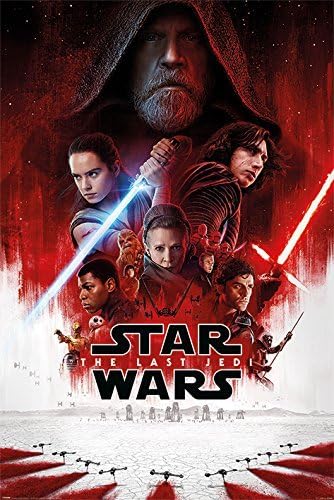 Plakátok USA - Star Wars-az Utolsó Jedi 2017 Rész VIII. 8 Poszter FÉNYES KIVITELBEN - FIL677 (24 x 36 (61cm x 91,5 cm))