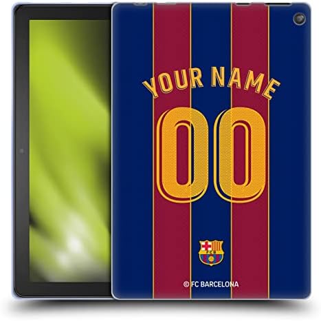Fejét az Esetben Minták Hivatalosan Engedélyezett Egyedi Testre Szabott FC Barcelona hazai 2020/21 Készlet Lágy Gél Esetben