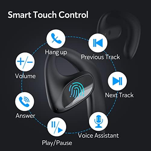 CioDat Nyitott Fejhallgató,Igaz, Vezeték nélküli Bluetooth-Fülhallgatót vagy Vezeték nélküli Fülhallgató 30 Játékidő Narancs