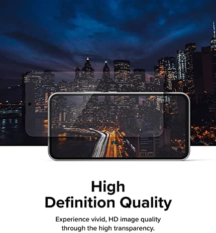 Ringke Üveg [Törhetetlen Lefedettség] Kompatibilis a Samsung Galaxy A54 5G képernyővédő fólia, többrétegű Védő Prémium Minőségű