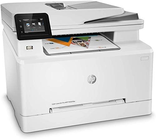 HP Color Laserjet Pro M283fdwE Vezeték nélküli multifunkciós Lézer Nyomtató Nyomtatás Beolvasás Másolás, Távoli Mobil Nyomtatás,