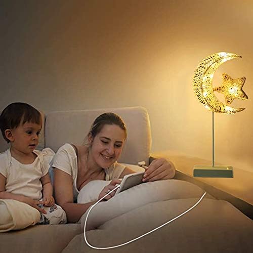 DIY LED-es Éjjeli Lámpa Lámpa Lámpa Dekoratív Tábla Rattan Modellezés Hold Lámpa Star LED fényfüzér Fények színváltó 9 Ft