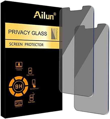 Ailun iPhone 14 Plus/iPhone 13 Pro Max [6.7 Hüvelykes Kijelző] Privacy Screen Protector 2 Csomag Kamera Lencséjét Védő iPhone