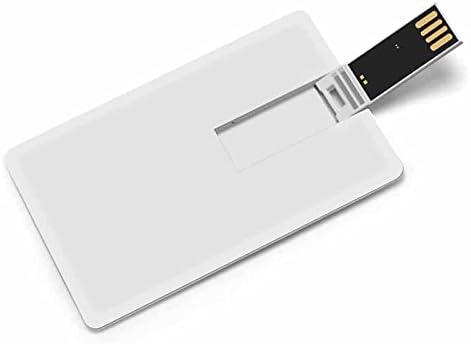 Türkiz Kék Ágak USB Meghajtó Hitelkártya Design USB Flash Meghajtó U Lemez, pendrive 32G