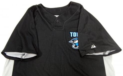 2008-10 Toronto Blue Jays 76 Játék Kibocsátott Fekete Jersey gyakorlást ST 46 15 - Játék Használt MLB Mezek