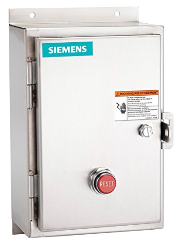 Siemens 14DUB32WA nagy teljesítményű Motor, Önindító, Szilárdtest-Túlterhelés, Automatikus/Kézi Reset, Nyitott Típusú, NEMA