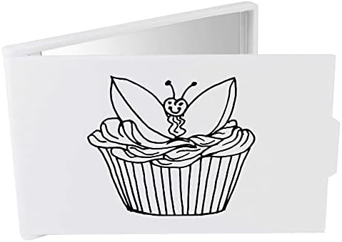 Azeeda 'Pillangó Muffin' Compact/Utazás/Pocket Smink Tükör (CM00034900)